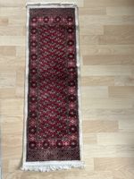 Kaysery Teppich 100cm Kunstseide rot gemustert (I28)