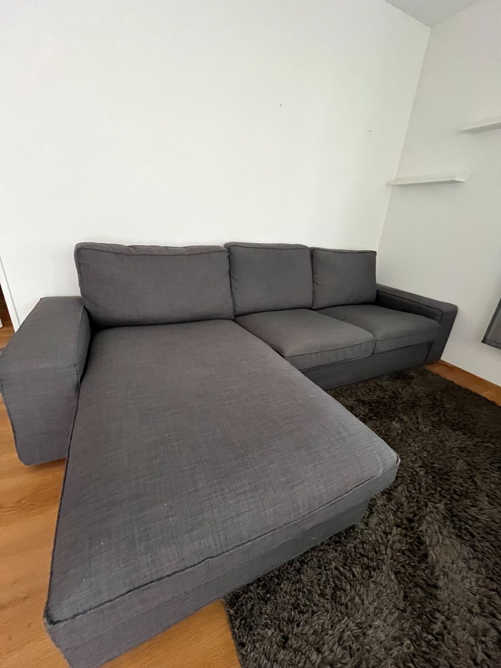 Ikea Divani: 3er-Sofa Sörvallen grau – Usato da Heiligkreuz (Mels) venduto da Kev1497 1