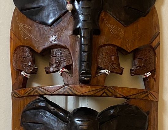 Arte internazionale: Afrikanische Holzmaske, Handarbeit – Usato da Zäziwil venduto da Emlea 9