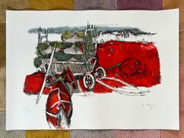 MIRER Rudolf 100x70 cm – grosse Originallithografie 127/150
