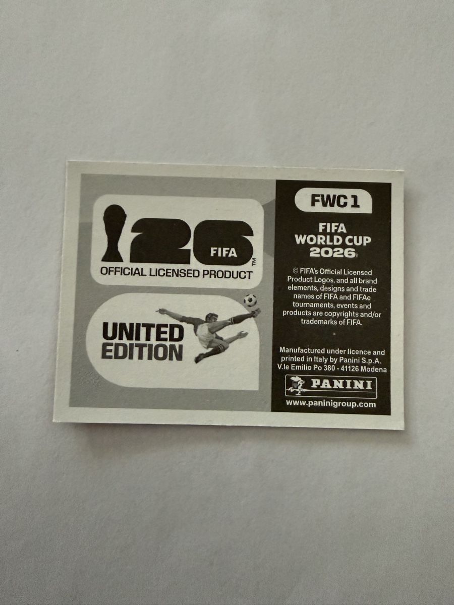 Panini Carte collezionabili: FWC1, Panini , WM2026 – Nuovo (secondo la descrizione) da Amriswil venduto da ALETAL 1