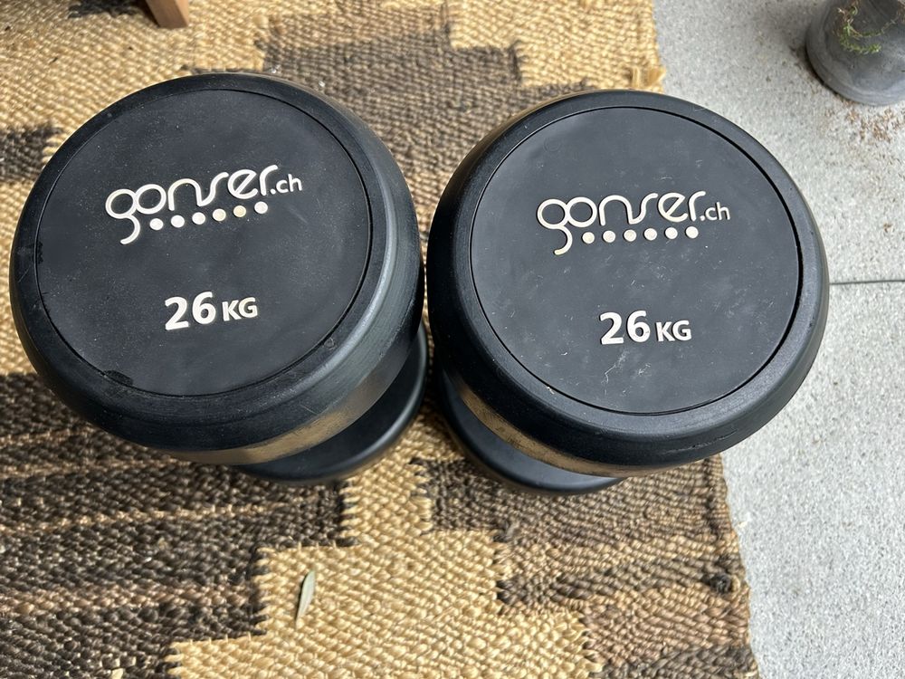 Gonser Dumbbells 26kg (Pair) - Excellent Condition! (Gebraucht) in ...
