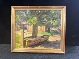 Herbert THEURILLAT(1896-1987)HUILE SUR PANNEAU SIGNÉE