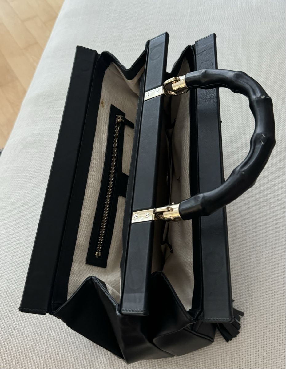 Taschen für Damen: GUCCI, Handtasche, schwarz, Kalbsleder – Gebraucht aus Oberwil BL von cocopalm1068 4
