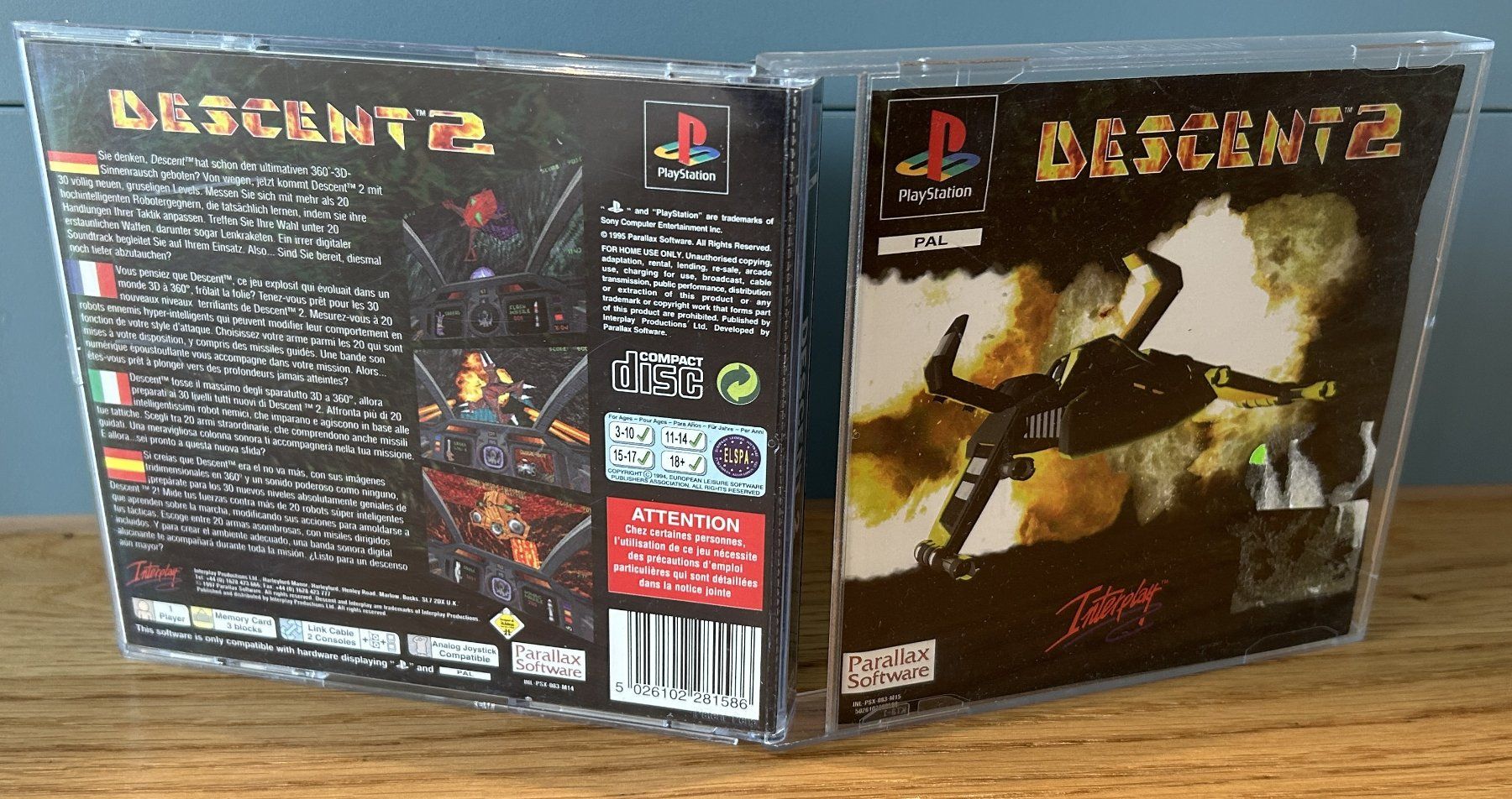 Giochi: Descent 2 PS1 – Usato da Liebefeld venduto da Eaglewings5