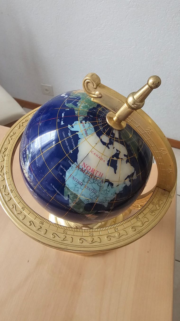 Sonstige Dekorationen & Accessoires: Globe terrestre Lapis Lazuli – Gebraucht aus Etoy von angi020 2