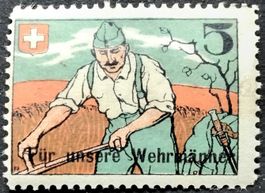 Soldatenmarke 1.WK, Soldatenwohl, Aufdruck schwarz, Wi Wft 6