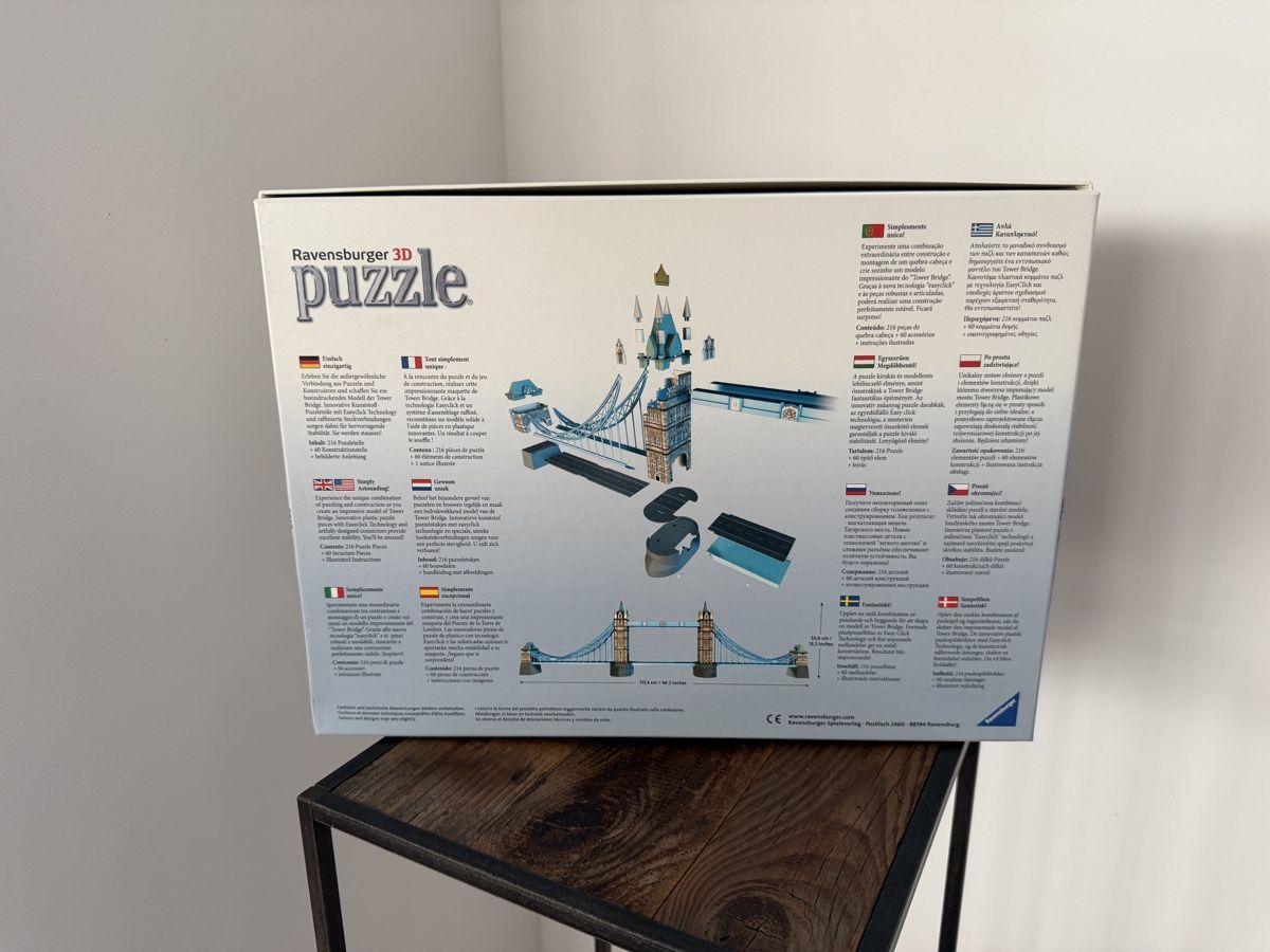 Ravensburger Puzzle: Tower Bridge Ravensburger 3D Puzzle – Usato da Schöfflisdorf venduto da eric_a 1