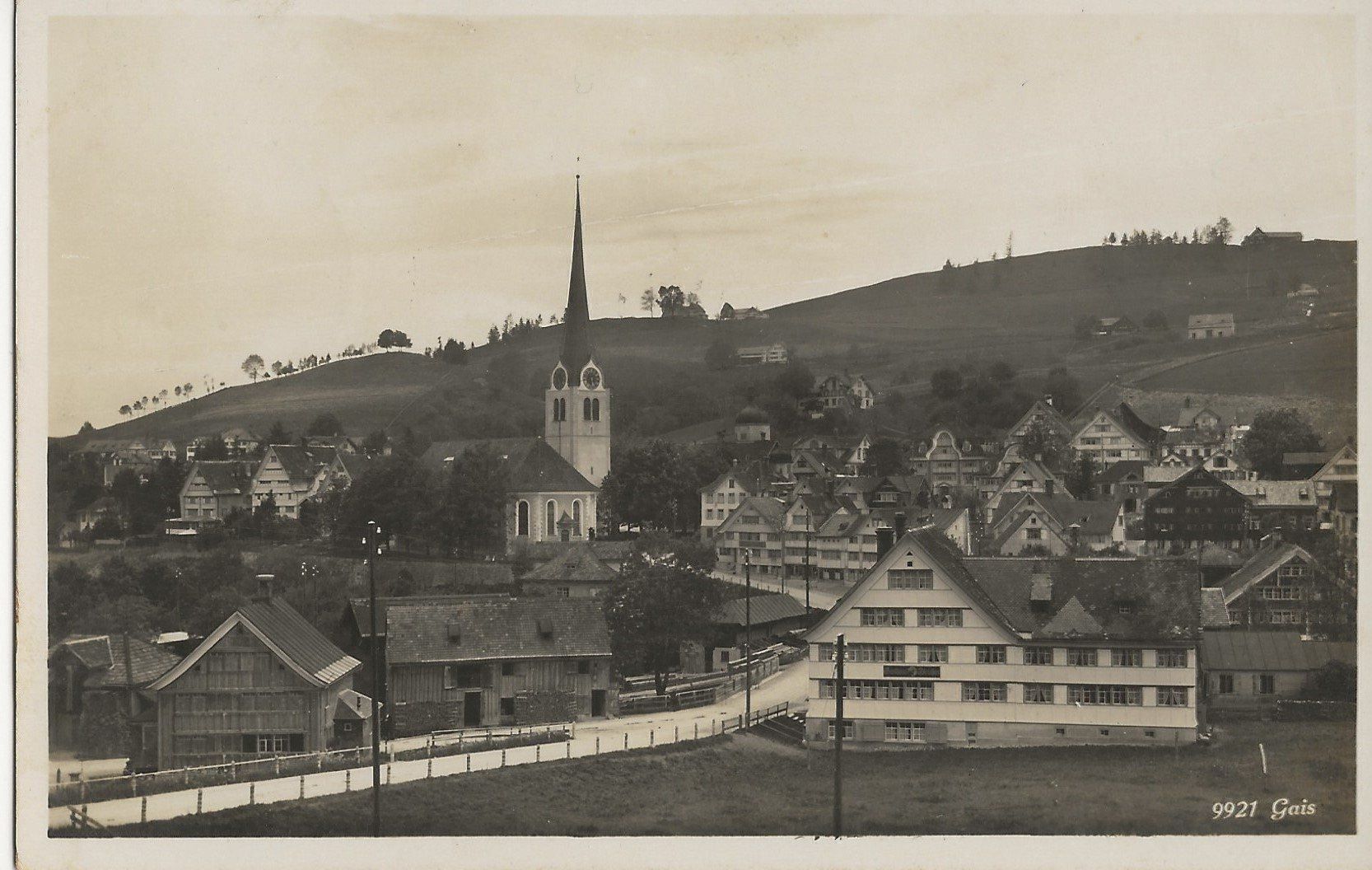 Cartoline postali: Gais, 1922 – Usato da Frauenfeld venduto da Merk52