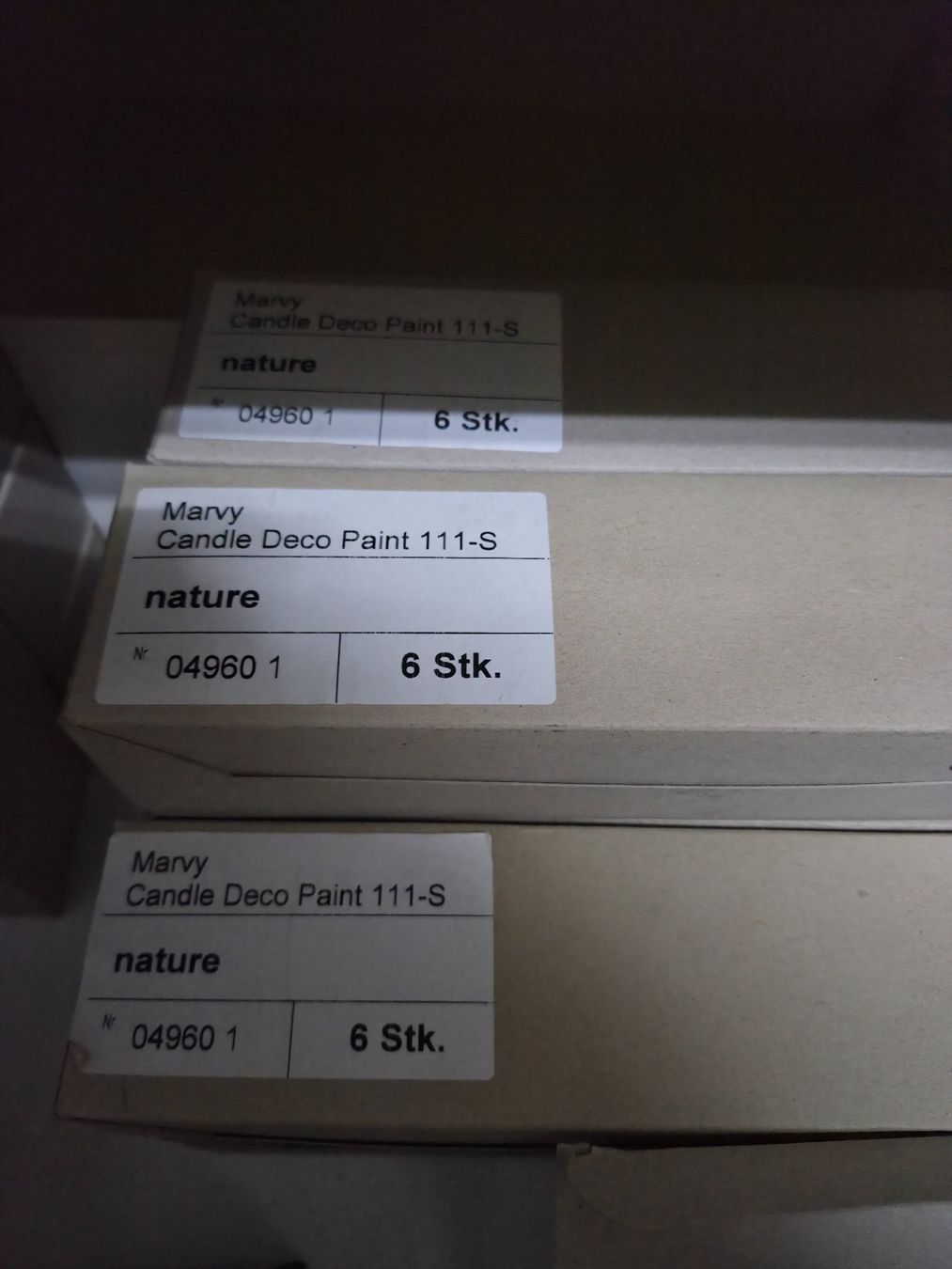 Candele: 1085 Posten Kerzenmalstift aus Liq – Nuovo (secondo la descrizione) da Derendingen venduto da Meisterstuecke 3