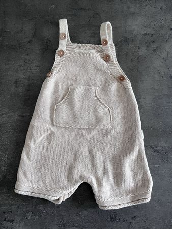 LIK & LEY Baby Strampler Grösse 3-6 Monate beige gestreift