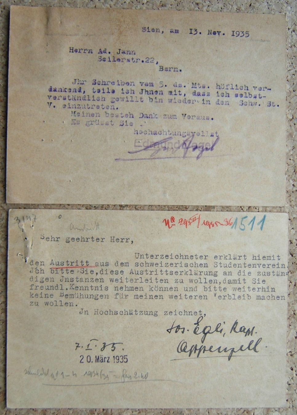 Tous les timbres: 2 BILDPOSTKARTEN KT. APPENZELL – D'occasion à Brunnen par Nonne04 1