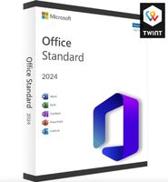 Microsoft Office 2024 Standard 5 PC Vollversion mehrsprachig