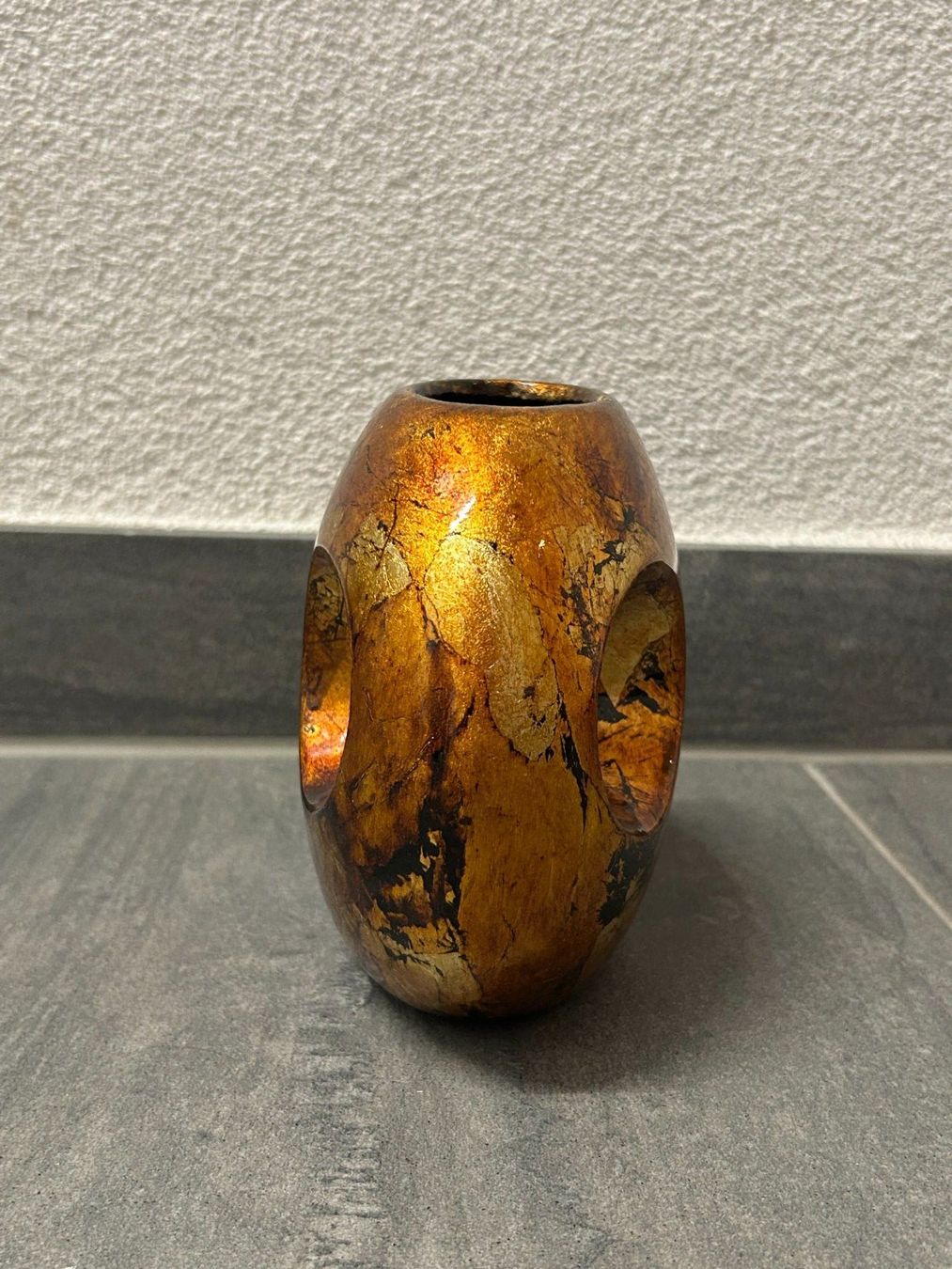 Vasi & Recipienti: Vase design noir et doré – Usato da Lausanne venduto da Weber1007 3