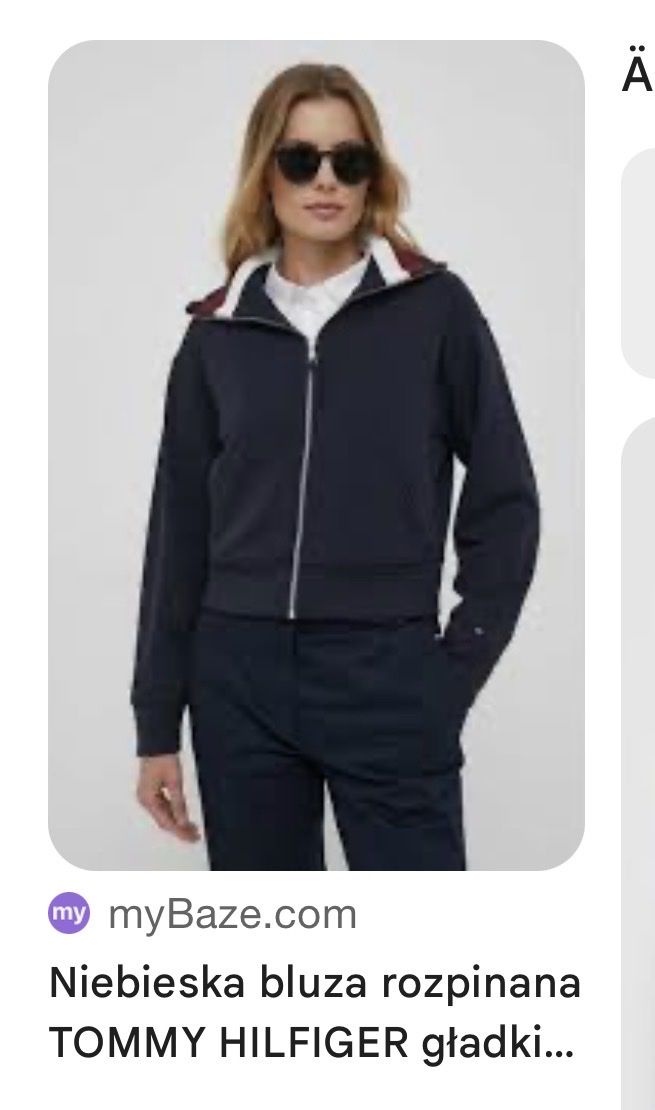 Tommy Hilfiger Maglioni & Felpe: Tommy Hilfiger Split Global Zip Up Sweatjacke Grösse S – Usato da Perlen venduto da b.b10 4