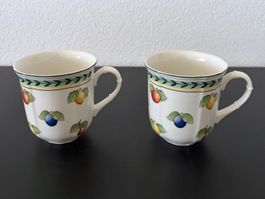Villeroy & Boch French Garden Tasse, Henkelbecher, 2 Stück