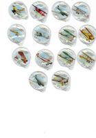 KD Flieger Flugzeug Aviatik  Kaffeerahmdeckel