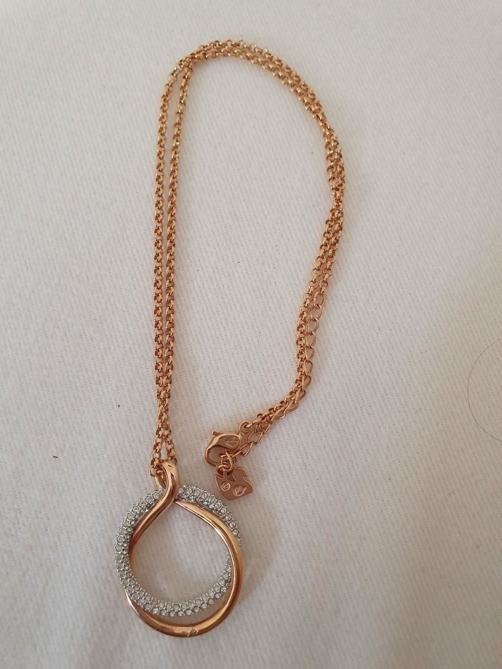 Swarovski Catenine: Swarovski Halskette rose Neuwertig – Nuovo (secondo la descrizione) da Baden venduto da knc00 3