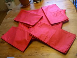 Lot roter Baumwollstoff z.Nähen, Basteln f.kreative Projekte