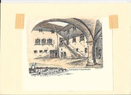 Rheinfelden Colorierte Lithografie 1904