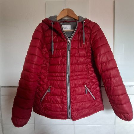 Damen Steppjacke, rot, Gr. 42