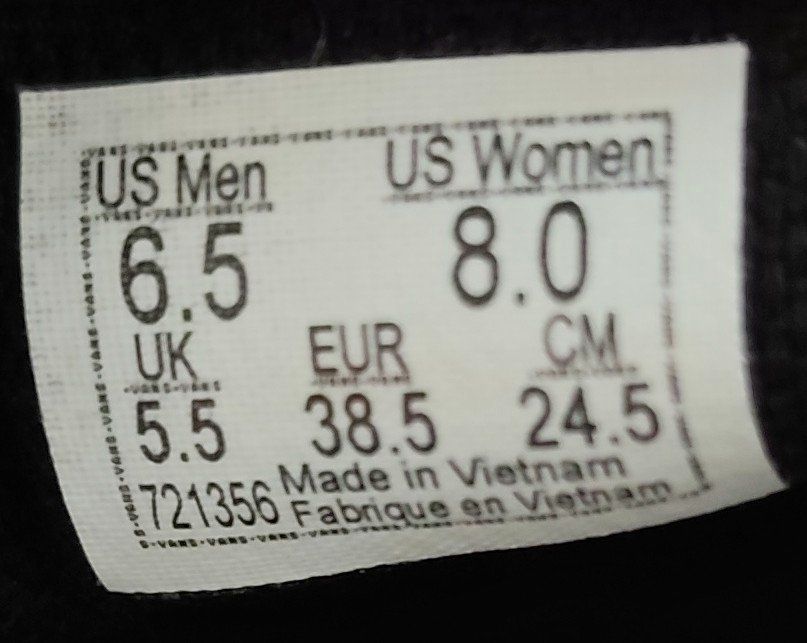 Vans Scarpe da donna: Vans Classic Slip-On im Blumenmuster, Grösse 38.5 – Nuovo (secondo la descrizione) da Rheineck venduto da Polcadot 5