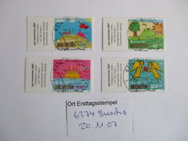 Voll Ort Ersttagsstempel 6374 Buochs