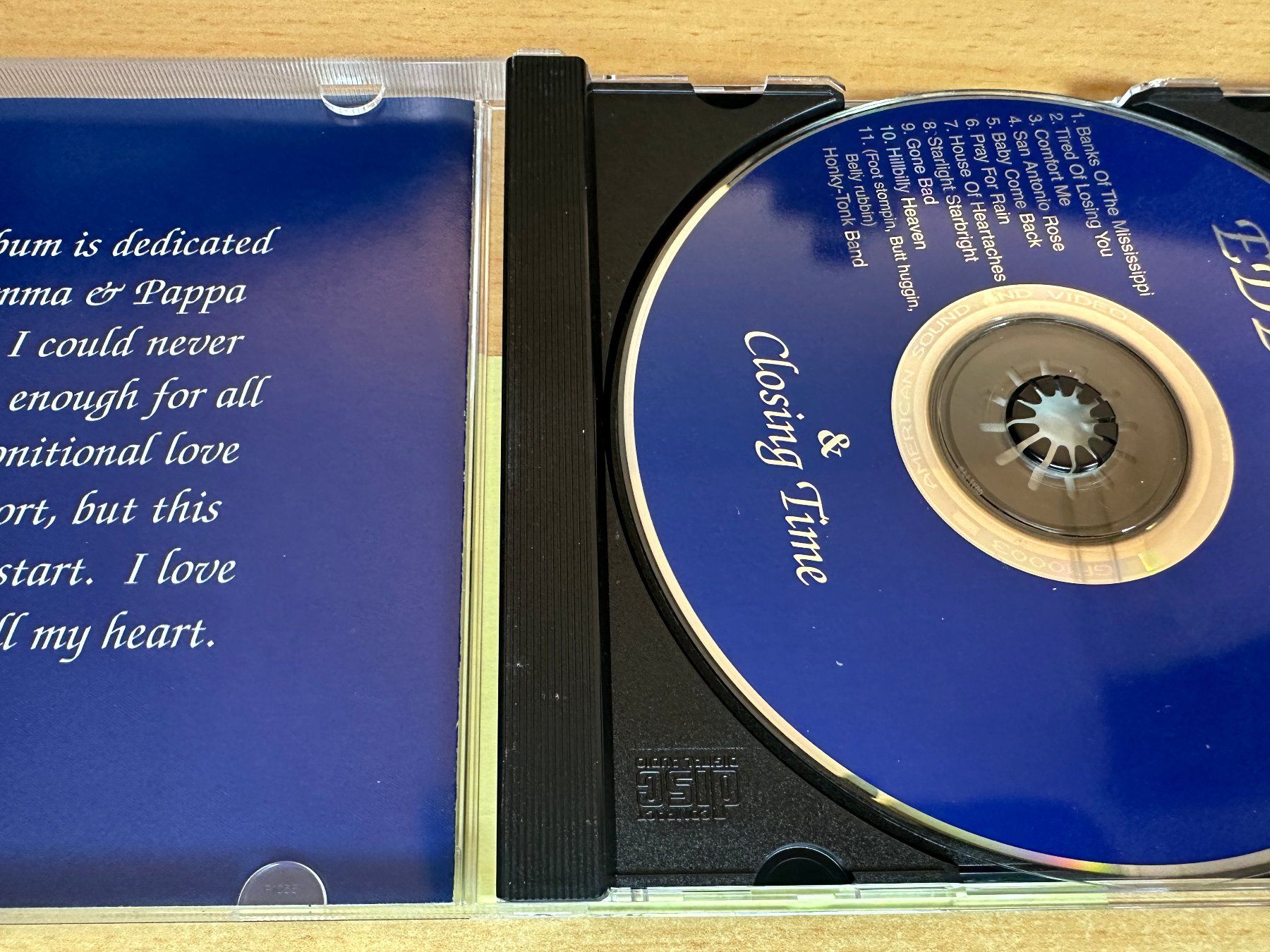 CDs: Eddie Lee & Closing Time – Gebraucht aus Rikon im Tösstal von Alpenmutz 2