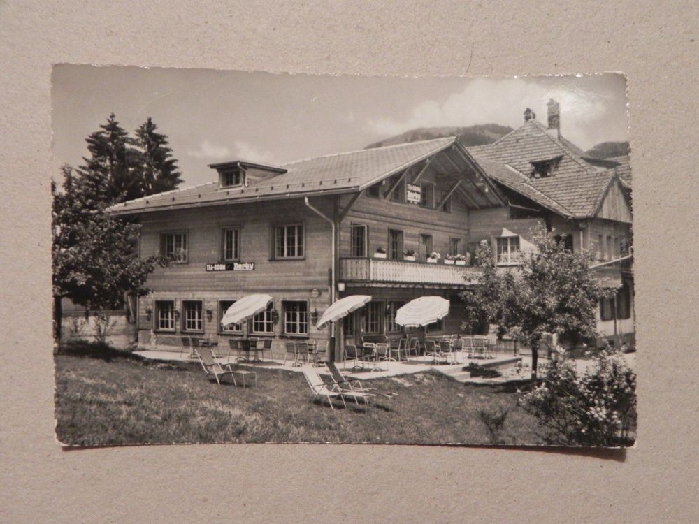 Karte Zweisimmen BE Tea Room Derby 1960 Kaufen auf Ricardo