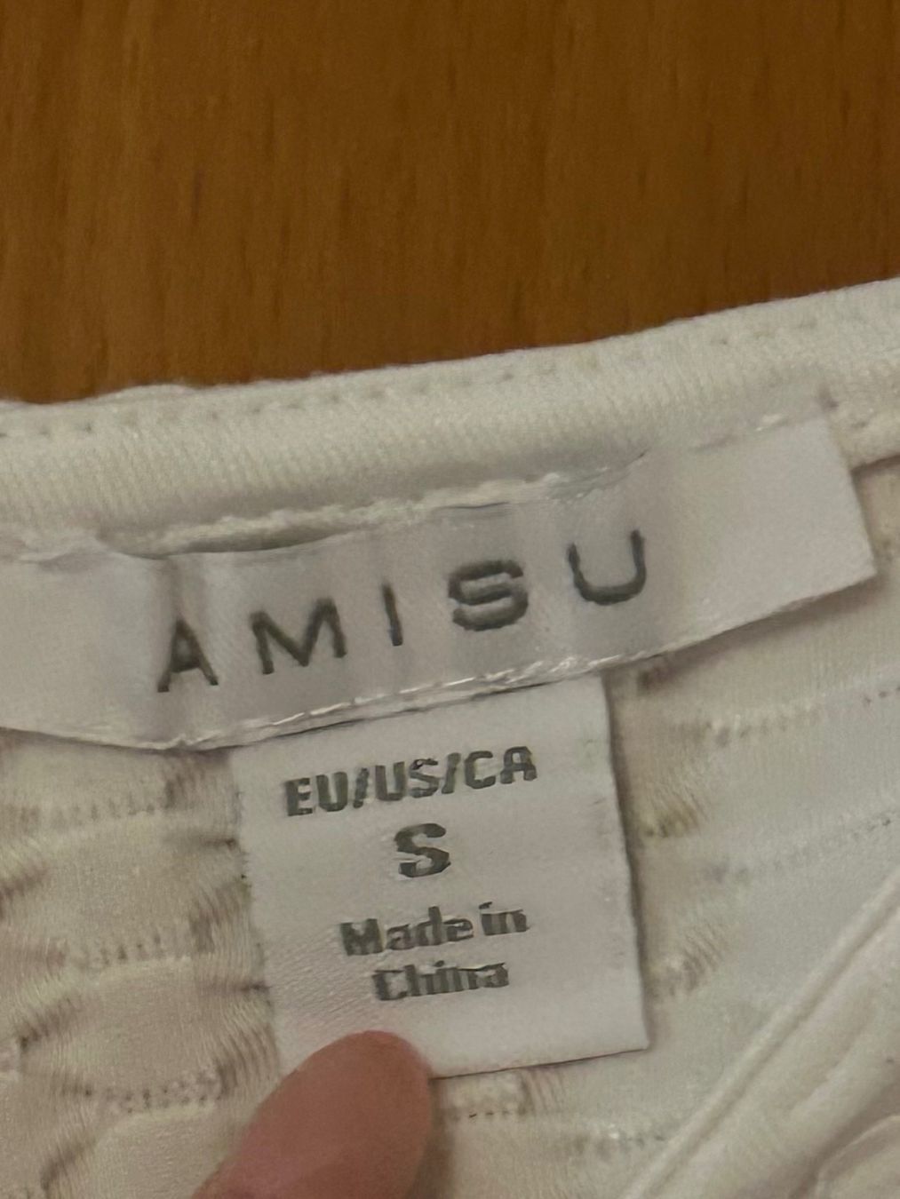 Tops: Amisu Crop Top Weiss Gr. S – Gebraucht aus Oberkulm von angela_05 1