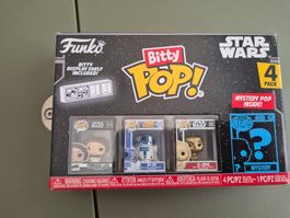 Funko Bitty Pops Prinzessin Leia, R2D2, C3PO