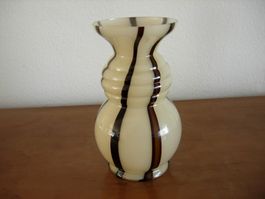 Art Deco Glasvase-Wilhelm Kralik,Böhmen um 1925
