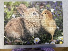 Puzzle Osterhasen und Küken 500 Teile