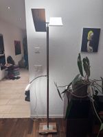 Stehlampe Holzoptik 3 Lampenschirme B-leuchten