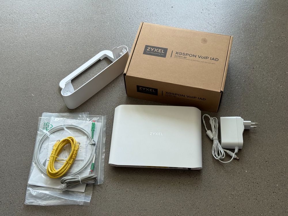 Zyxel AX7501-B0 XGSPON 10G Router SFP+ für Wingo/Swisscom (Gebraucht ...