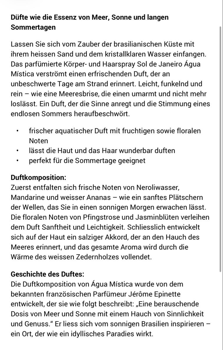 Sol de Janeiro Profumi & Eau de Toilette: Sol de Janeiro Agua Mistica Duft – Nuovo (secondo la descrizione) da Riniken venduto da Chippie222000 1