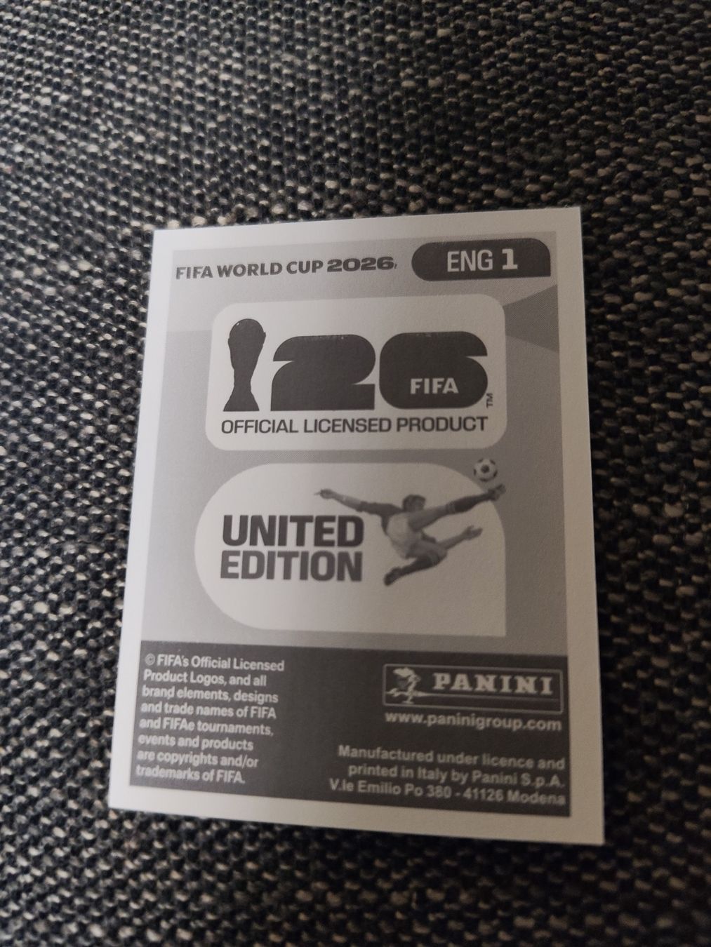 Panini Carte collezionabili: Panini 2026 Wm Eng1 – Nuovo (secondo la descrizione) da Lieli venduto da Maholo 1