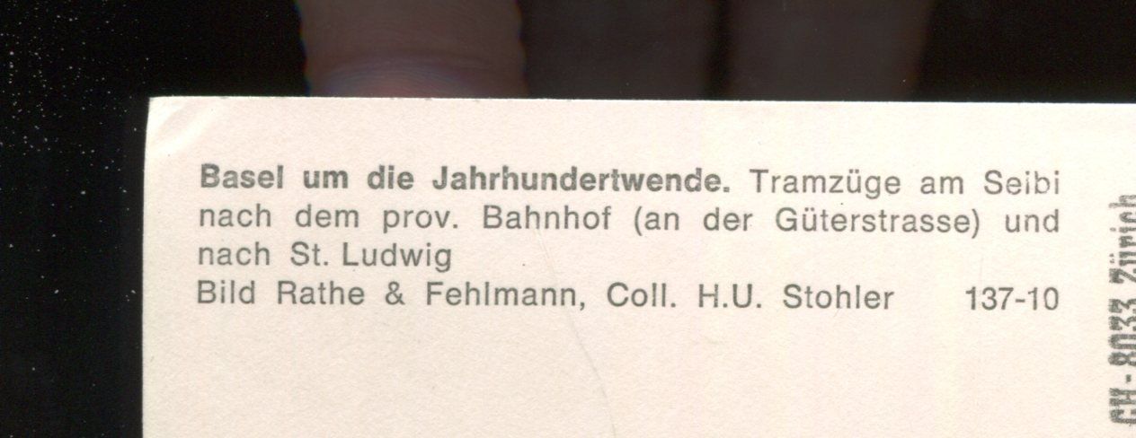 Cartes postales: Basel, Barfüsserplatz, Tramzüge – D'occasion à Aarau par Elmaar41 1