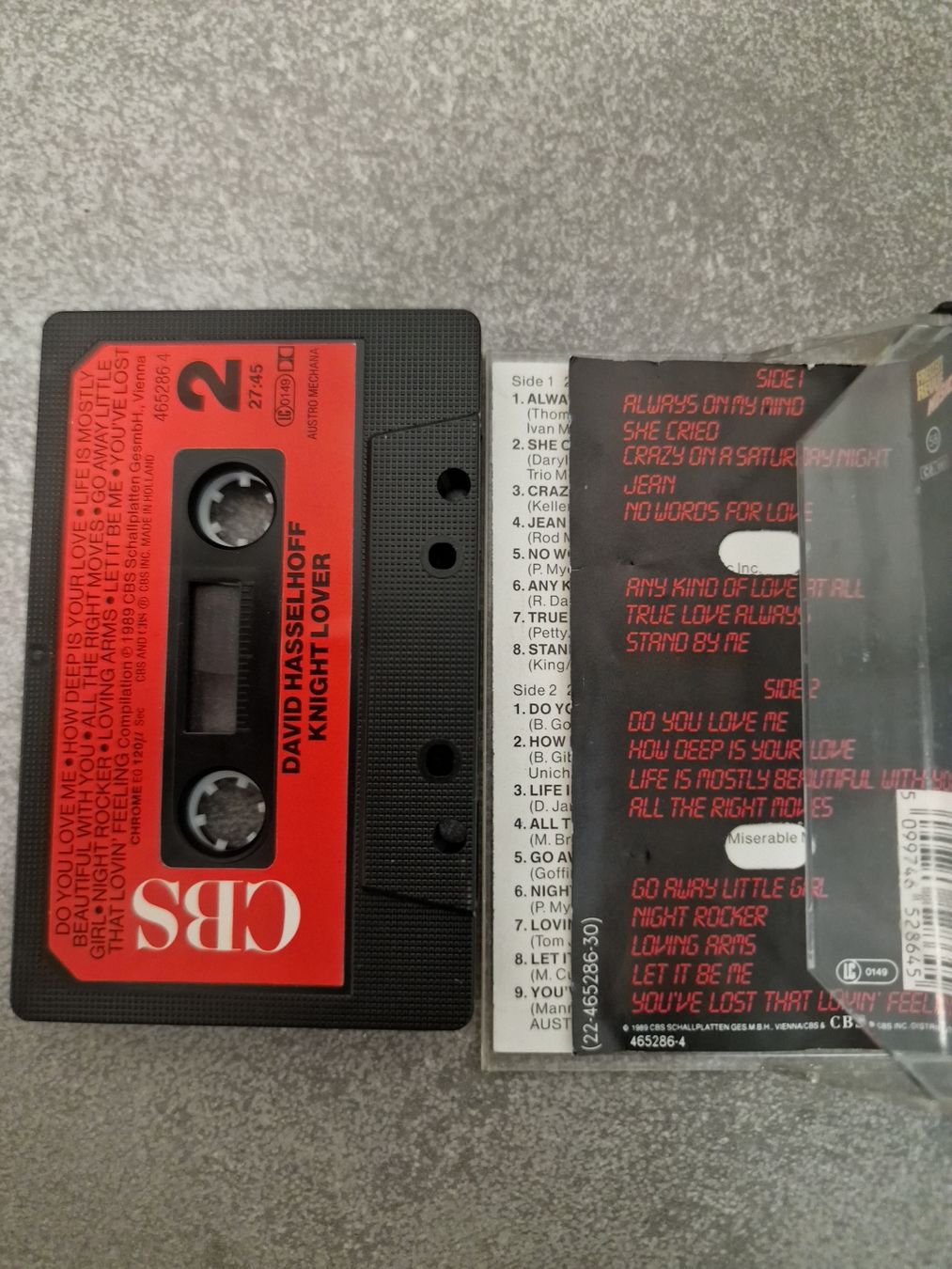 Musicassette: David Hasselhoff Knight Lover cassette 📼 – Usato da La Chaux-de-Fonds venduto da Ric_m628 1