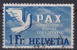 PAX 1945 1FR. 1945, gestempelt! SBK 100.-+++