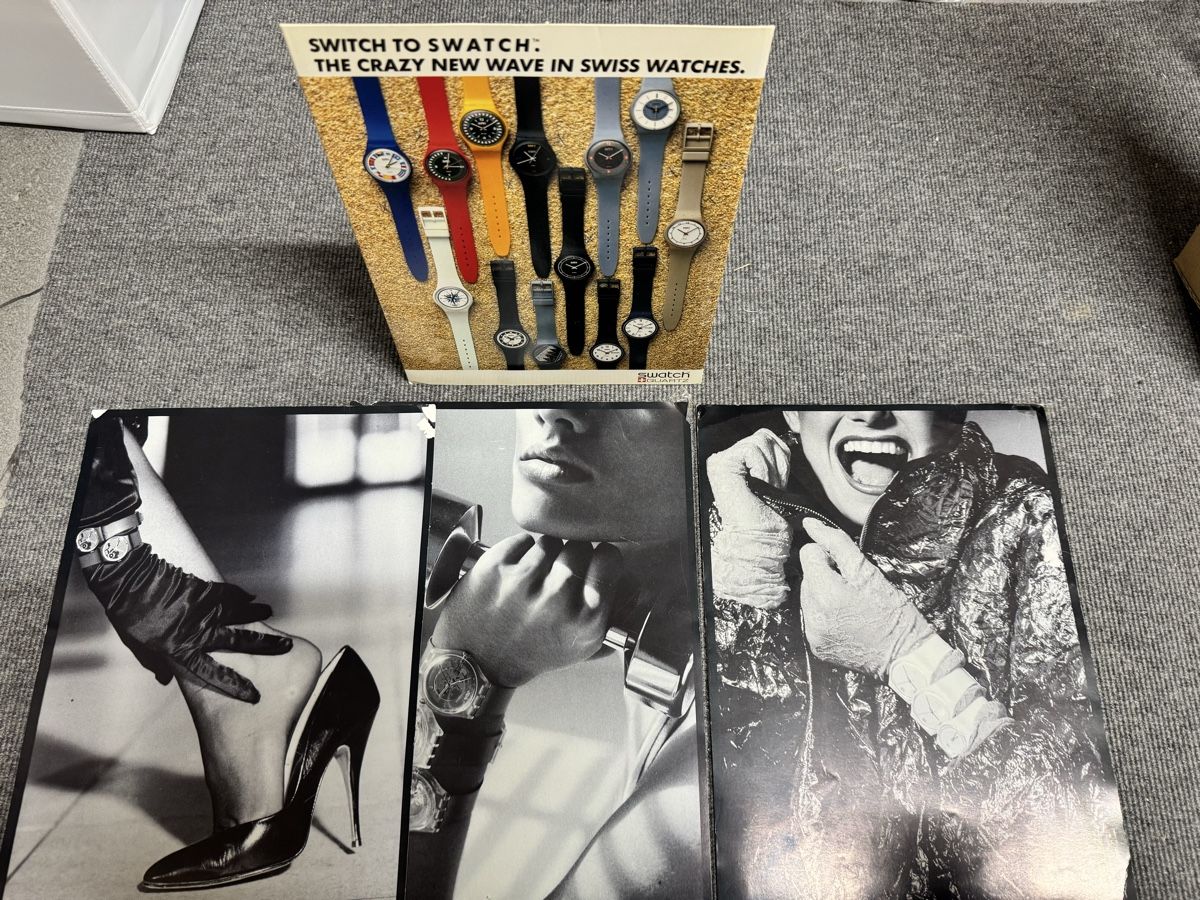 Swatch Orologi: Original Swatch Werbung um 1985 – Usato da Neyruz FR venduto da pavel5