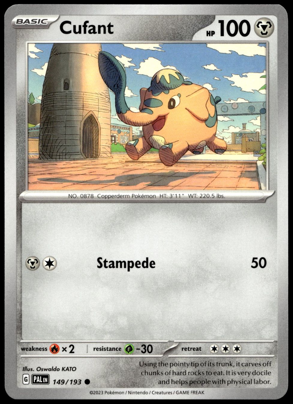 Pokémon Carte collezionabili: Pokémon Cufant 149/193   SV02 Paldea Evolved – Usato da Le Mouret venduto da PokemonCards_CH