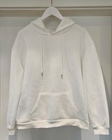 Shein Hoodie, Gr. L, Weiss mit Print – Kuschelig weich!