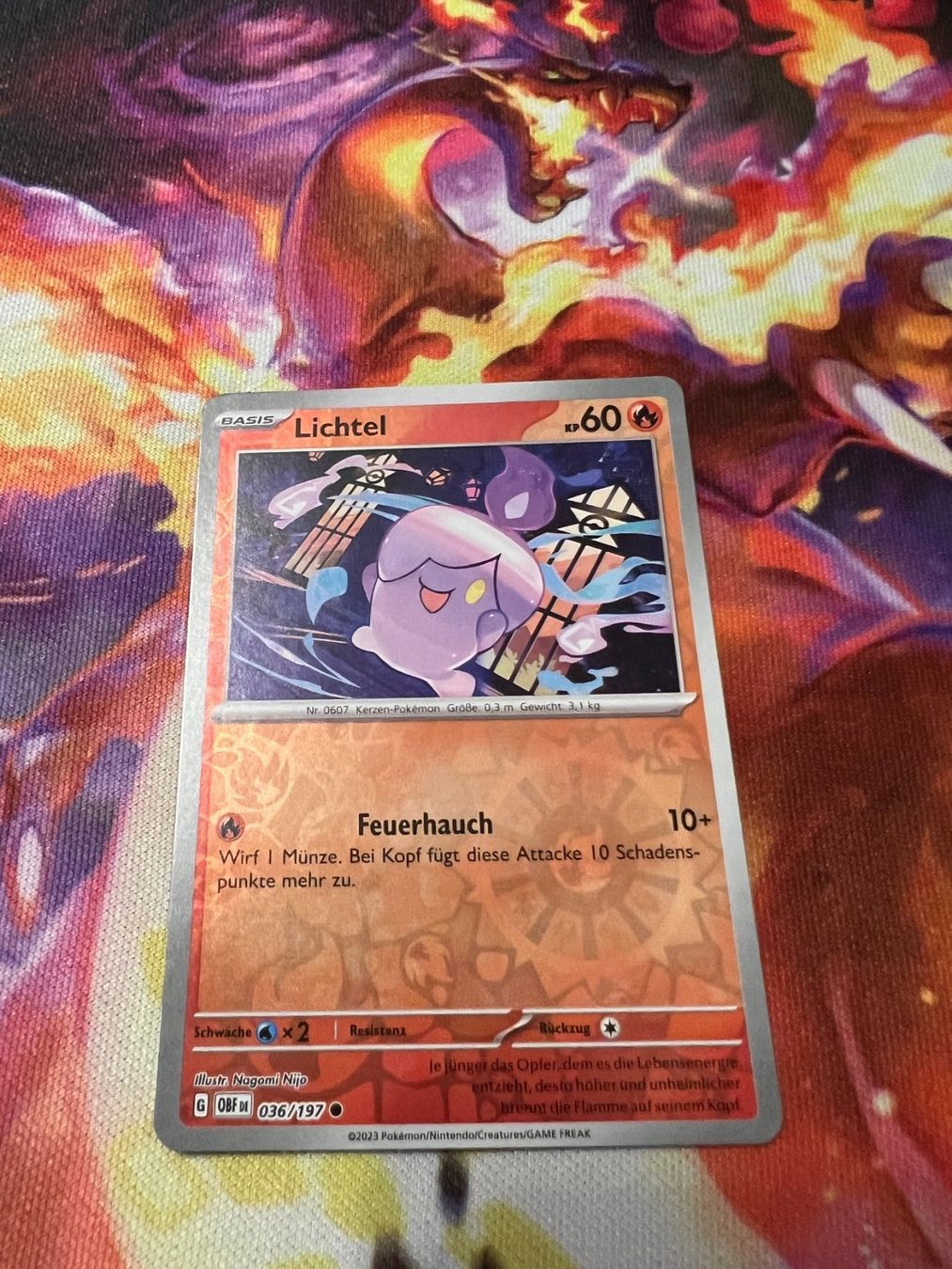 Pokémon Carte collezionabili: Lichtel (OBF 036) / Reverse Holo / Obsidianflammen – Nuovo (secondo la descrizione) da Bülach venduto da CherryBlu