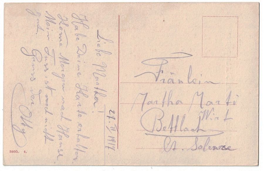 Cartoline postali: Romantik: Paar im Garten – Usato da Frauenfeld venduto da POML 1