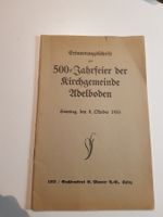 1933 - Büchlein - 500 Jahrfeier der Kirch Gemeinde Adelboden