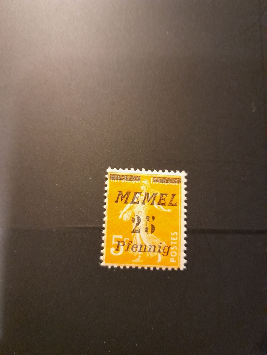 Tutti i francobolli: Timbre Memel 5 Pfennig, rare timbre de collection! – Nuovo (secondo la descrizione) da Marly venduto da globetrotter1723