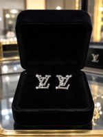 Luxuriöse VZ inspirierte Strass-Ohrstecker – Eleganz mit fun