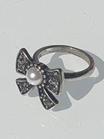 Ausgefallen Mode RING FINGERRING SCHLEIFE MÄSCHLI GLITZER