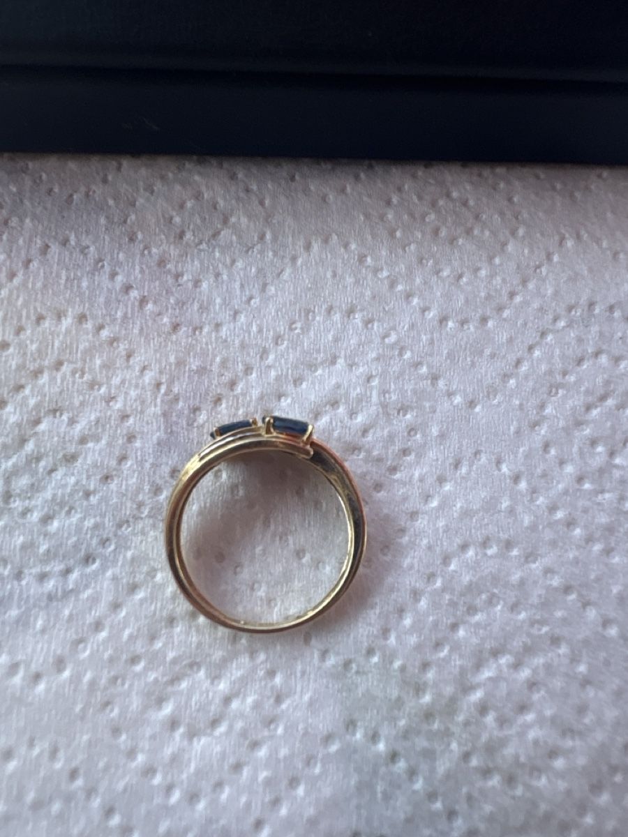 Ringe: Bague or 750 saphirs diamants – Gebraucht aus Versoix von tem_f7yk 1